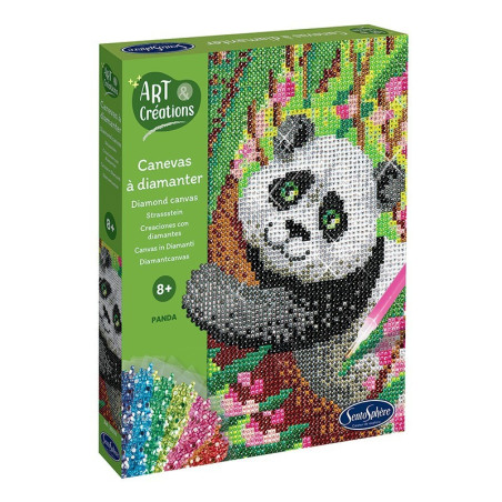 CANEVAS A DIAMANTER  PANDA