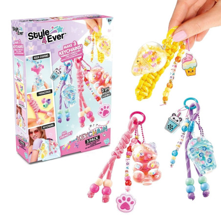 Style 4 Ever Keychain 3 Pack