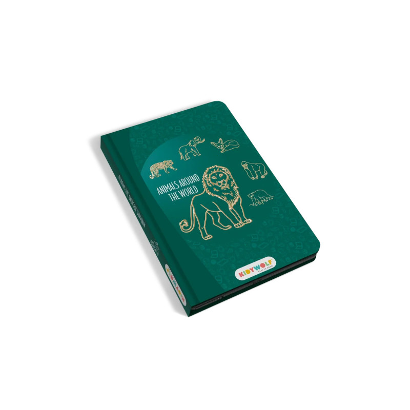 Kidiwolf Tablette à dessin Lcd Animaux du monde
