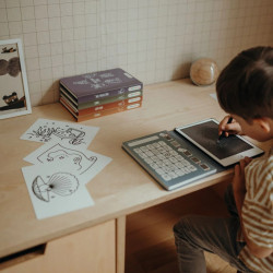 Kidiwolf Tablette à dessein Lcd océans et pirates
