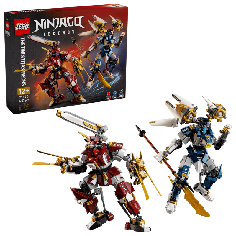Lego Ninjago 71870 Les robots Titan jumeaux V29