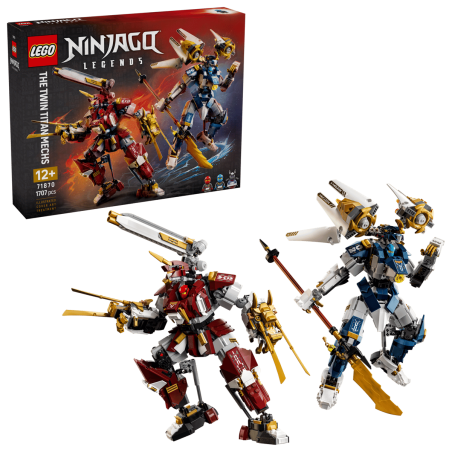 Lego Ninjago 71870 Les robots Titan jumeaux V29