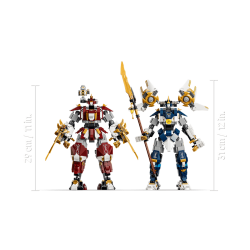 Lego Ninjago 71870 Les robots Titan jumeaux V29