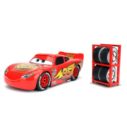 Jada 1 24 Cars MC Queen Rouge avec rack à pneus