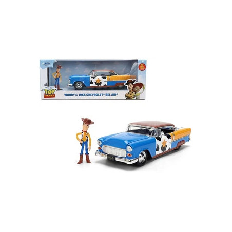 Jada 1 24 Toy Story Woody et Chevrolet bel air 1955