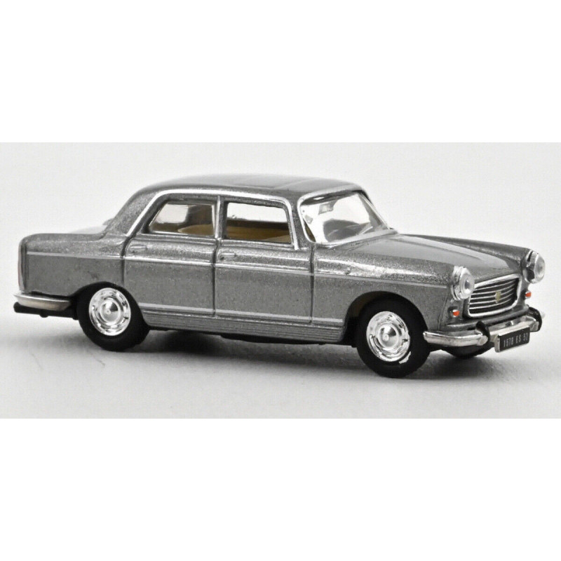 Norev 1 87 Ho Peugeot 404 1968 gris metal