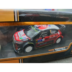 Citroen c3 wrc 2017 winner mexico meeke 1 43