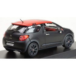 Citroen DS3 Racing S.Loeb 2012   Matt Black with Red Roof 1 43
