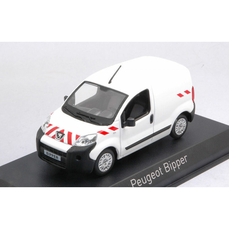 Norev 1 43 Peugeot Bipper 2009  blanc stripping