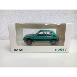 Norev 1 43 Renault 205 Gti 92 vert métal