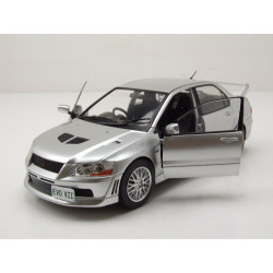 WB 1 24 Mistubishi Lancer Evo 7 2001 argent