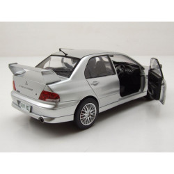 WB 1 24 Mistubishi Lancer Evo 7 2001 argent