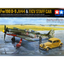 Tamiya 1 48 Fw190 d-9 JV44 & 11CV Staff Car