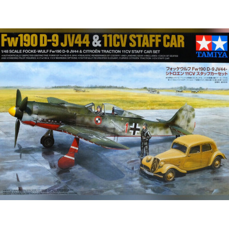 Tamiya 1 48 Fw190 d-9 JV44 & 11CV Staff Car