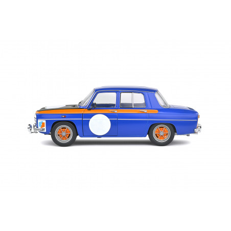 Solido 1/18 - Renault 8 Gordini 1965 Bleue - Miniature Métal Dans Sa Coque De Protection