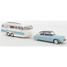 Norev 1 18 Citroen Ds bleu + carvanne