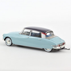 Norev 1 18 Citroen Ds bleu + carvanne