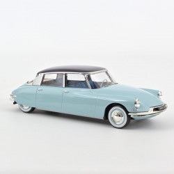 Norev 1 18 Citroen Ds bleu + carvanne