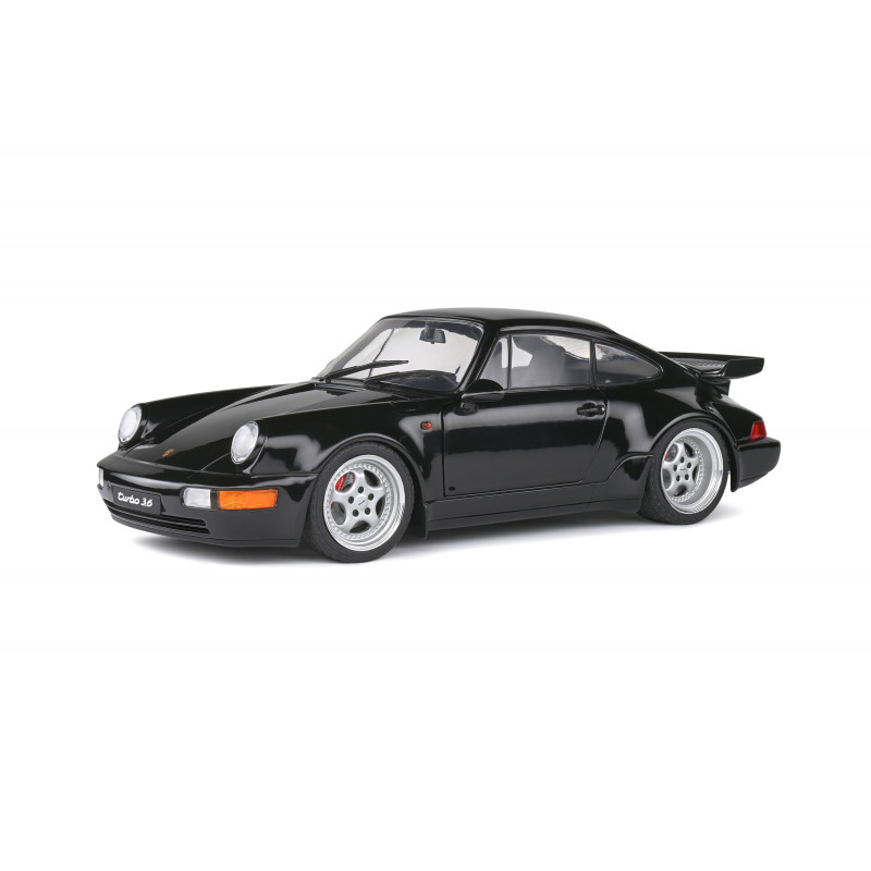 Solido 1 18 Porsche 911 964 turbo noir 1990