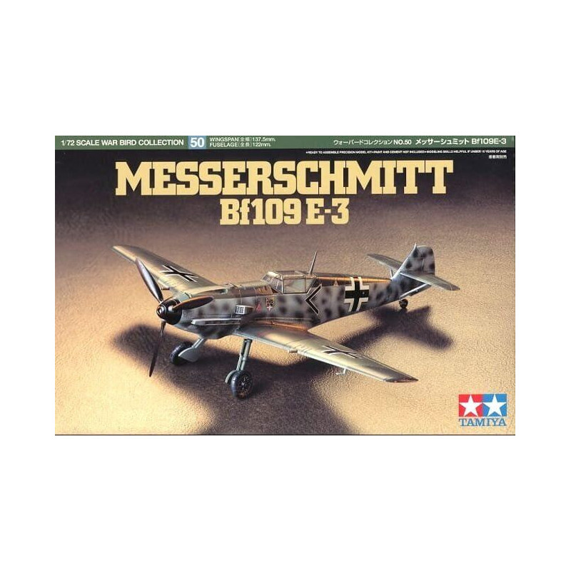 Tamiya Messerschmitt Bf109 E-3 1 72