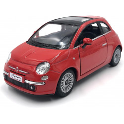 Motor Max 1 18 Fiat 500 rouge