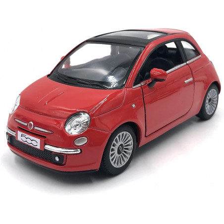 Motor Max 1 18 Fiat 500 rouge