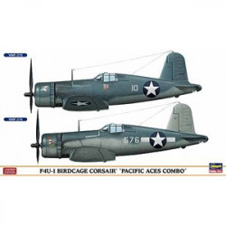 Hasegawa 1 72 F4U-1 Birdcage Corsair Pacific Aces Combo