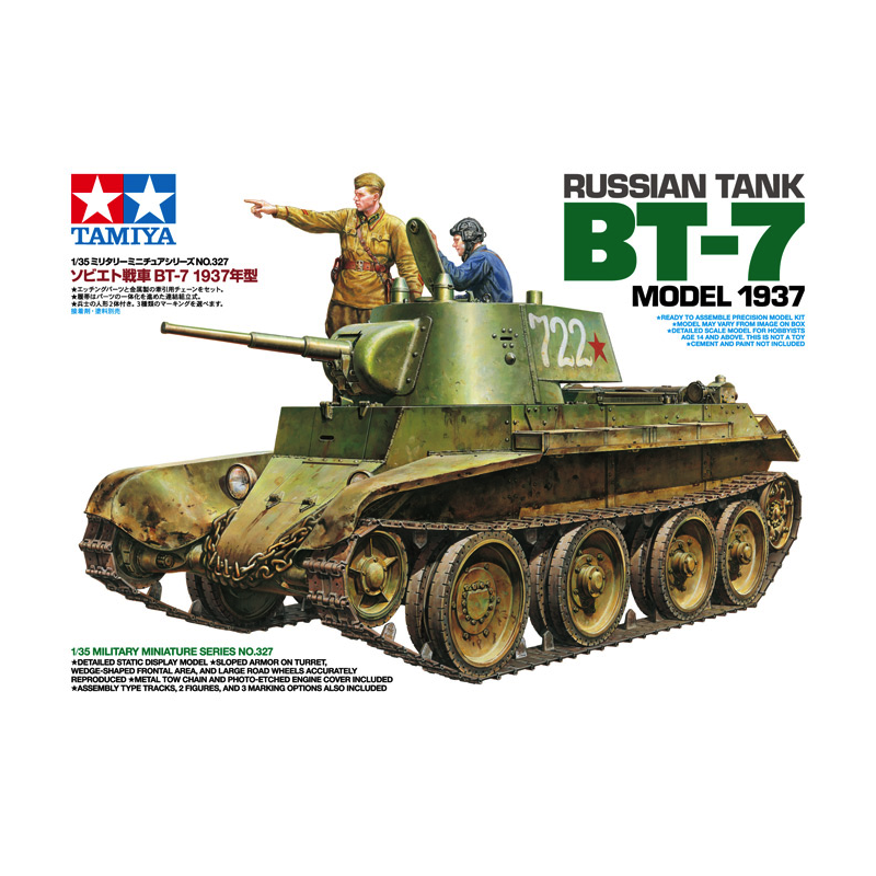Tamiya 1 35 Russian Tank BT-7 Model 1937