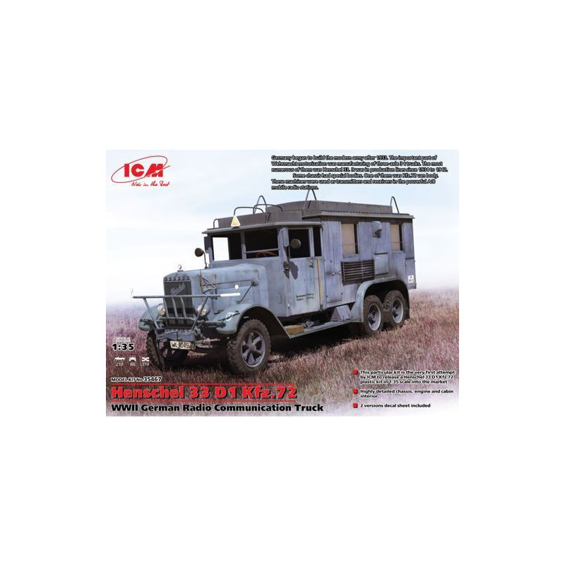 Henschel 1 35 33 d1 kfz.72