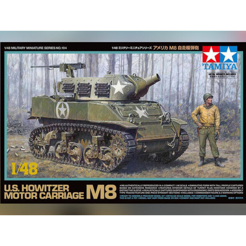 Tamiya 1 48 U.S. Howitzer Motor Carriage M8