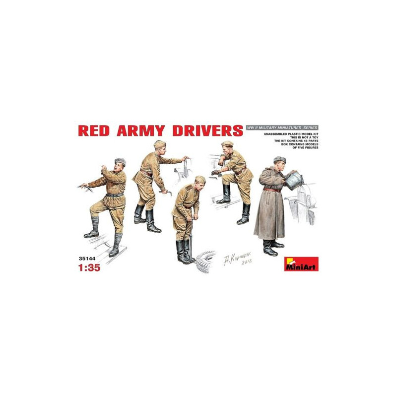 Mini art 1 35 British Officers Red Army
