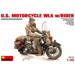 Mini art 1 35 Us Motorcycle WLA