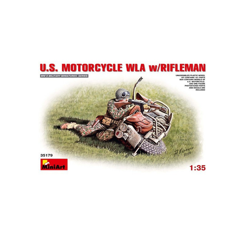 Miniart 1 35 U.S Mortorcycle WLA