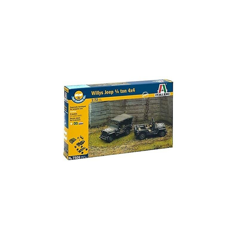 Italeri 1 72 Willys Jeep 1 4 Ton
