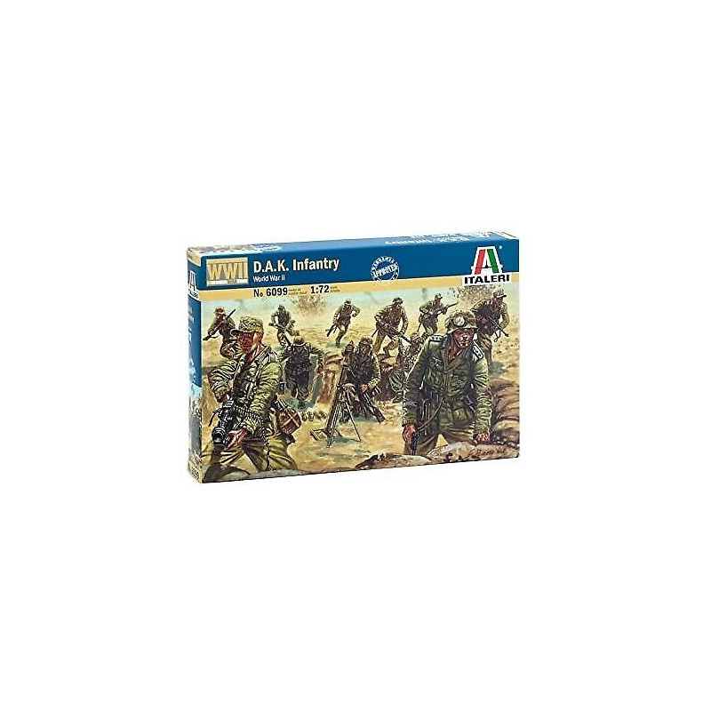 Italeri 1 72 D.A.K. Infantry