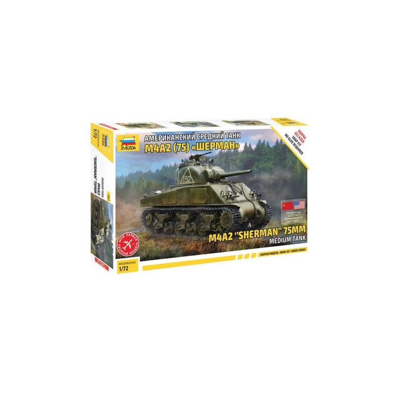 Zvezda 1 72 M4A2 Sherman