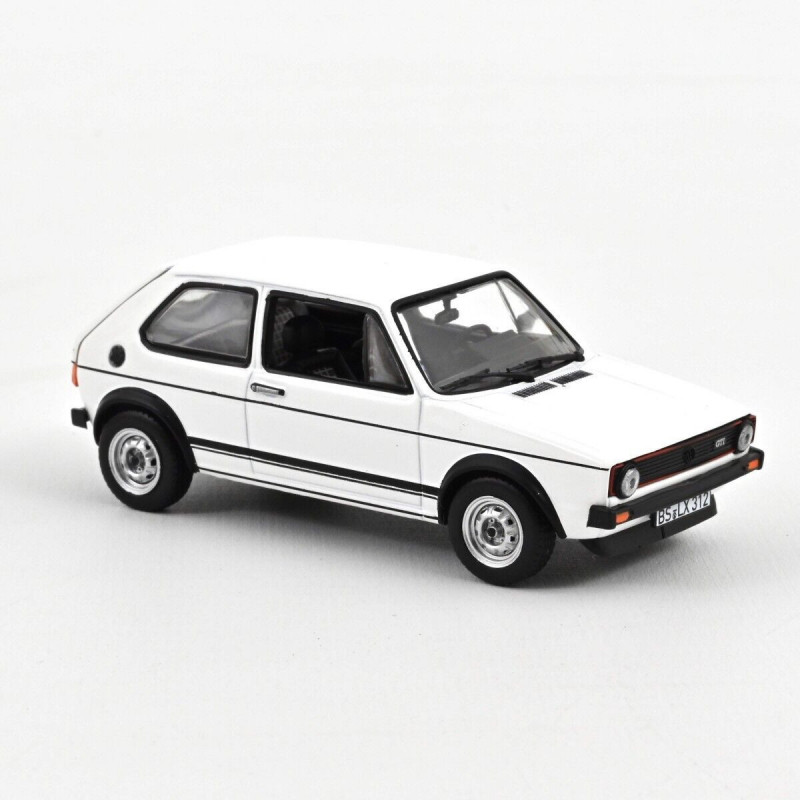 Norev 1 43 Vw golf Gti blanc 1976