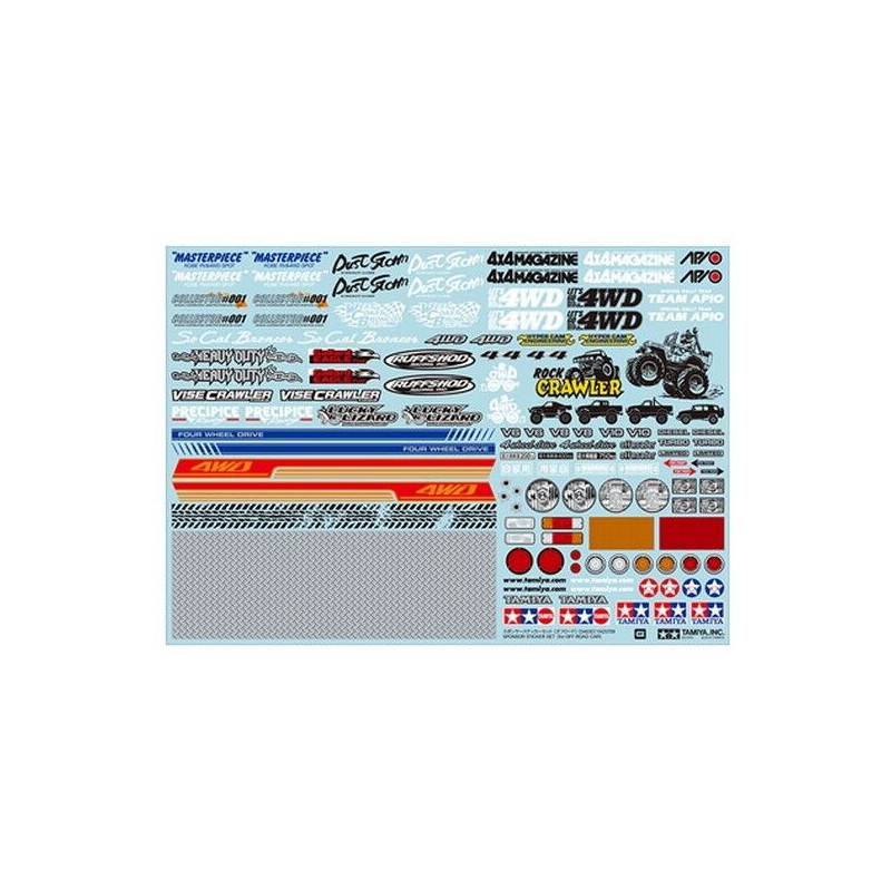 Tamiya Stickers Off Road Wild Willy
