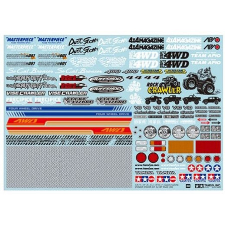 Tamiya Stickers Off Road Wild Willy