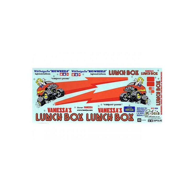 Tamiya Stickers Lunch Box