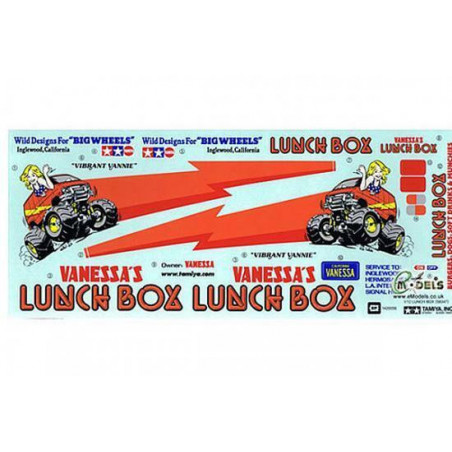 Tamiya Stickers Lunch Box