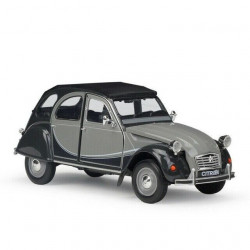 Welly1 24 Citroen 2cv grise Charleston