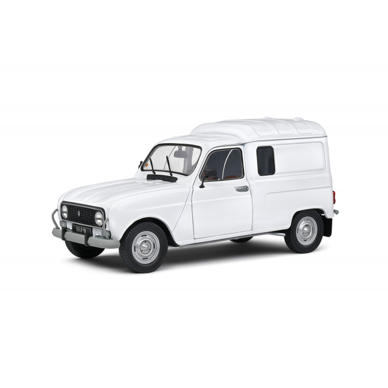 Solido 1 18 Renault 4L R4 blanc