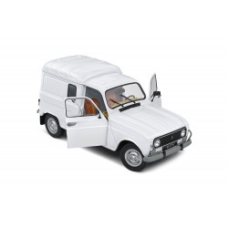 Solido 1 18 Renault 4L R4 blanc