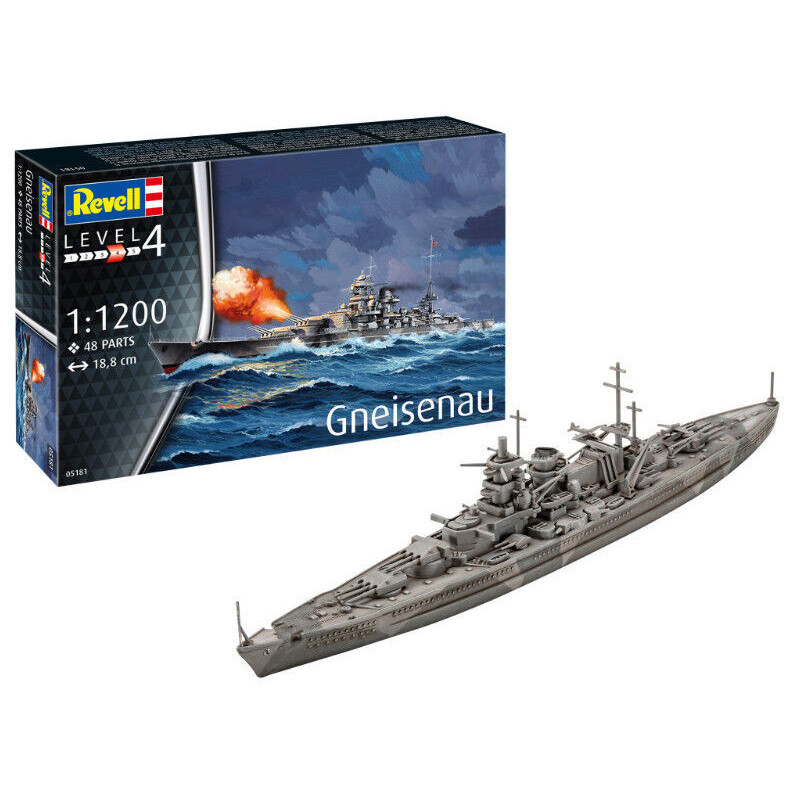 Revell maquette bateau Gneisenau 1 1200