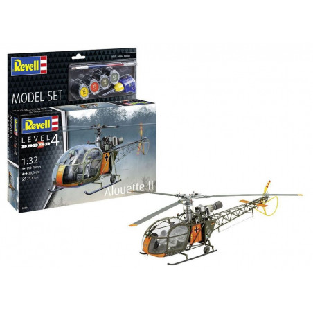 Revell Maquette hélicoptère Alouette II Model-Set 1 32