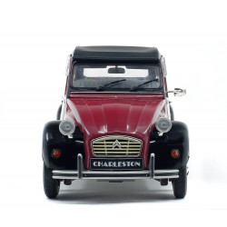 Solido 1 18 Citroen 2cv Charleston rouge noir 1982