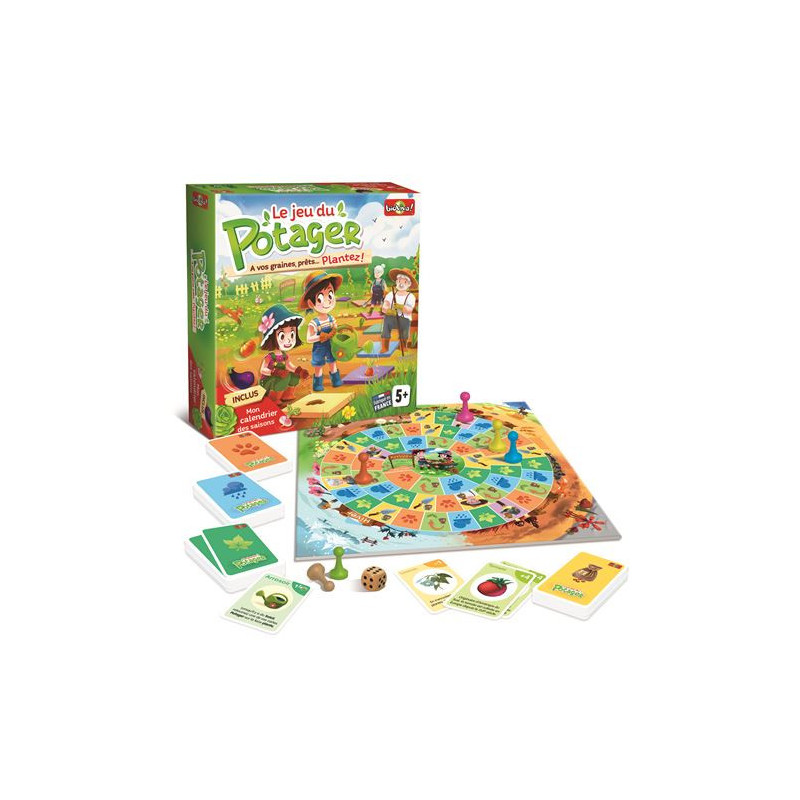 LE JEU DU POTAGER, A VOS GRAINES, PRÊTS, PLANTEZ