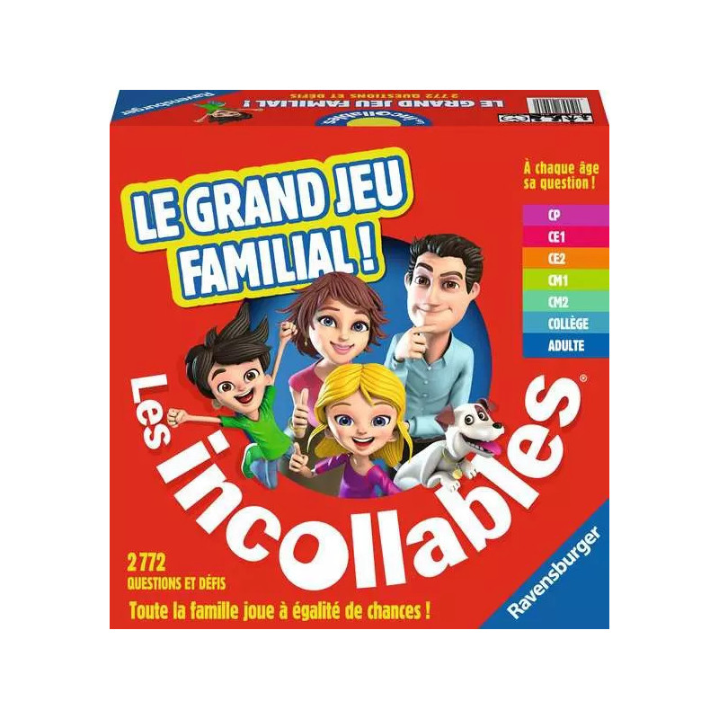 LE GRAND JEU FAMILIAL DES INCOLLABLES LE GRAND JEU FAMILIAL DES INCOLLABLES