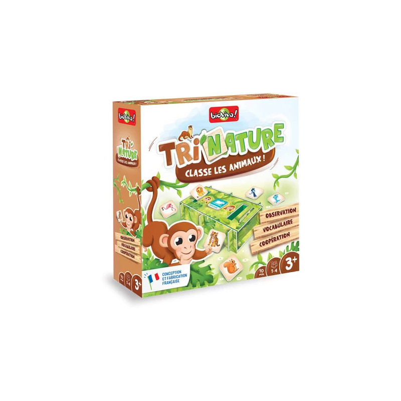 TRI'NATURE  CLASSE LES ANIMAUX !